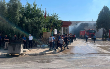 tekstil fabrikası yangın